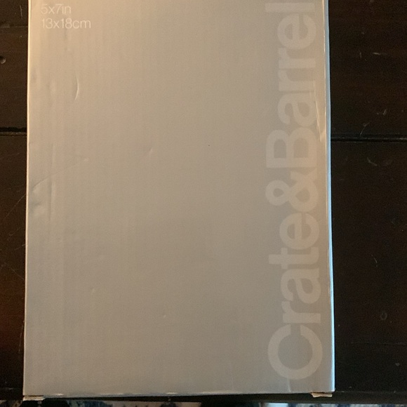 Crate & Barrel Silver Picture Frame - Picture 5 of 5